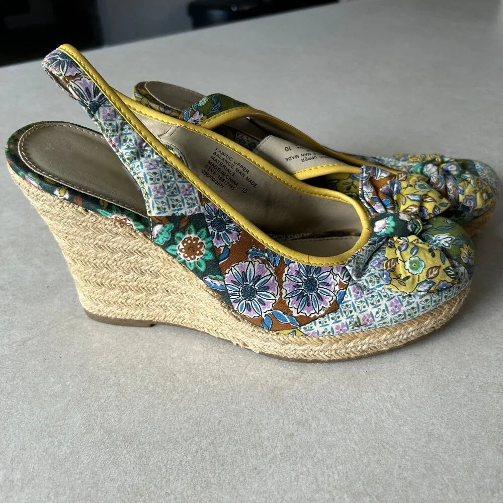 Patchwork Wedge Sandals ASO Alex Russo